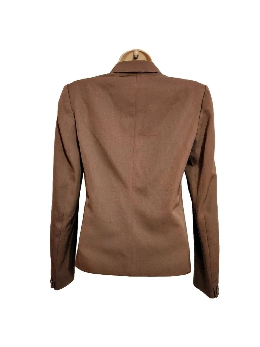 Christian Dior Brown Wool Blazer Jacket Size 4